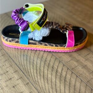 Kurt Geiger Vibrant Kids Sandals with Animal Print